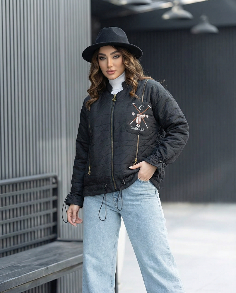 بامبر جکت زنانه مدل آوید