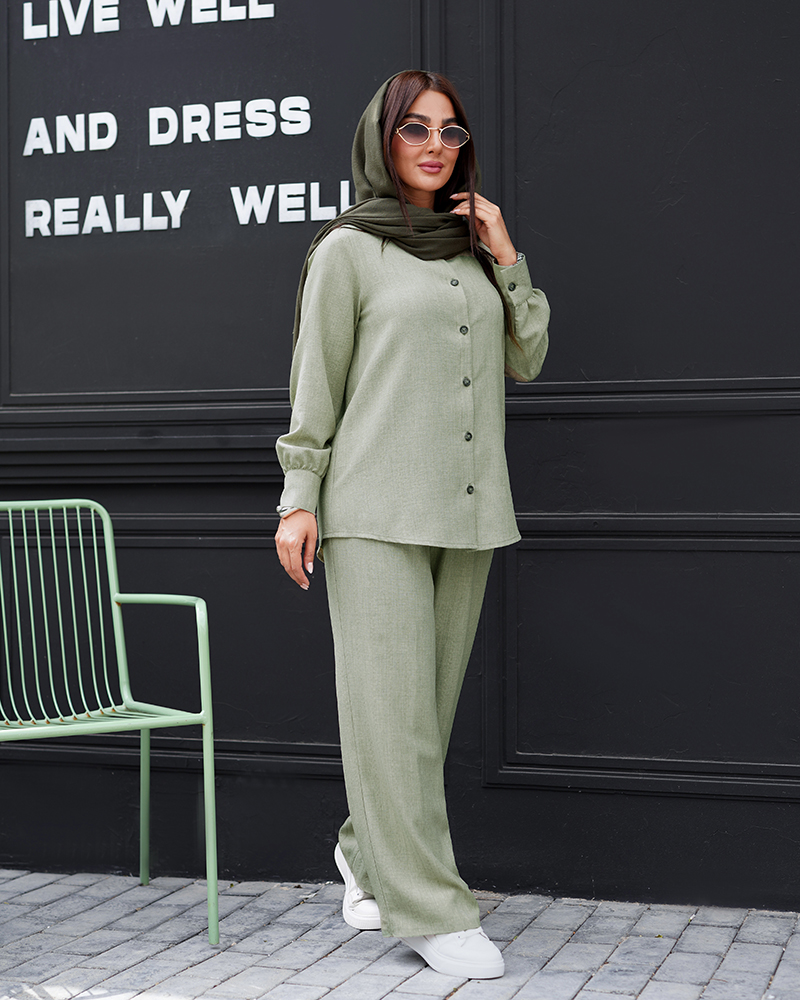 شومیز شلوار زنانه مدل دلناز