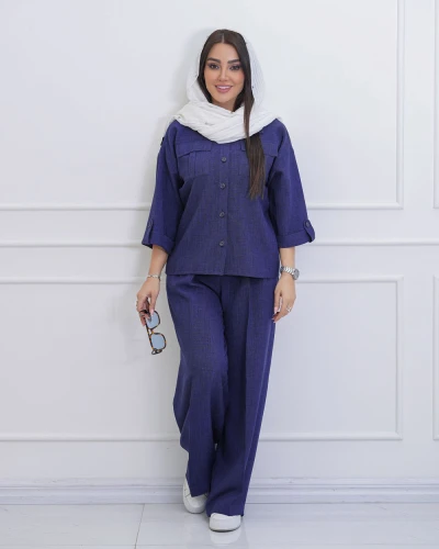 ست شومیز و شلوار زنانه مدل یاسمن