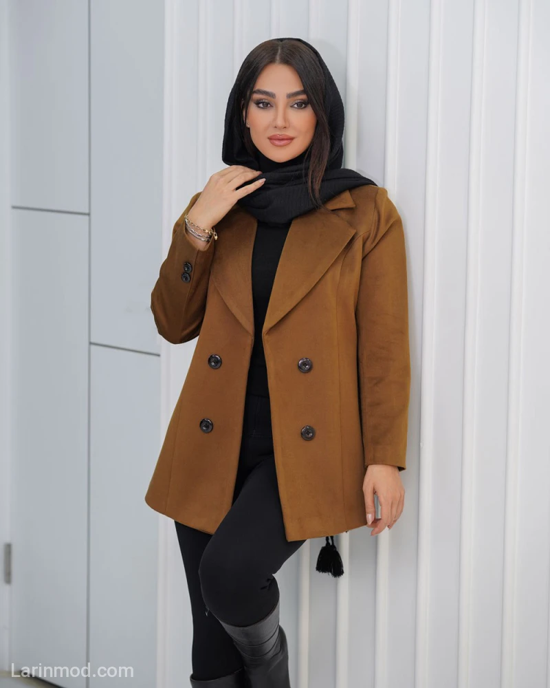 پالتو زنانه مدل پرنیا