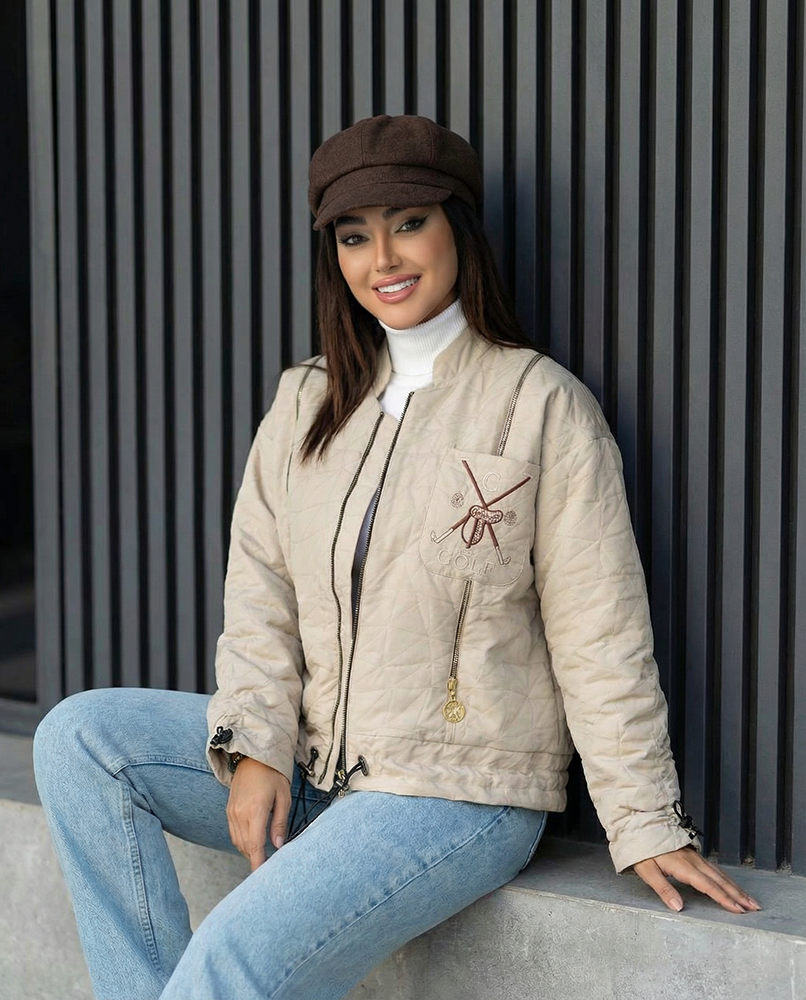 بامبر جکت زنانه مدل آوید