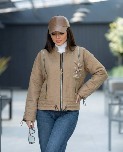 بامبر جکت زنانه مدل آوید