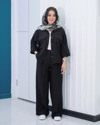 ست شومیز و شلوار زنانه مدل یاسمن