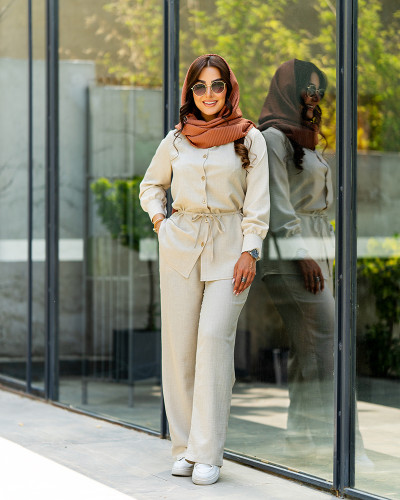 شومیز شلوار زنانه مدل دلناز