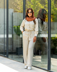 شومیز شلوار زنانه مدل دلناز