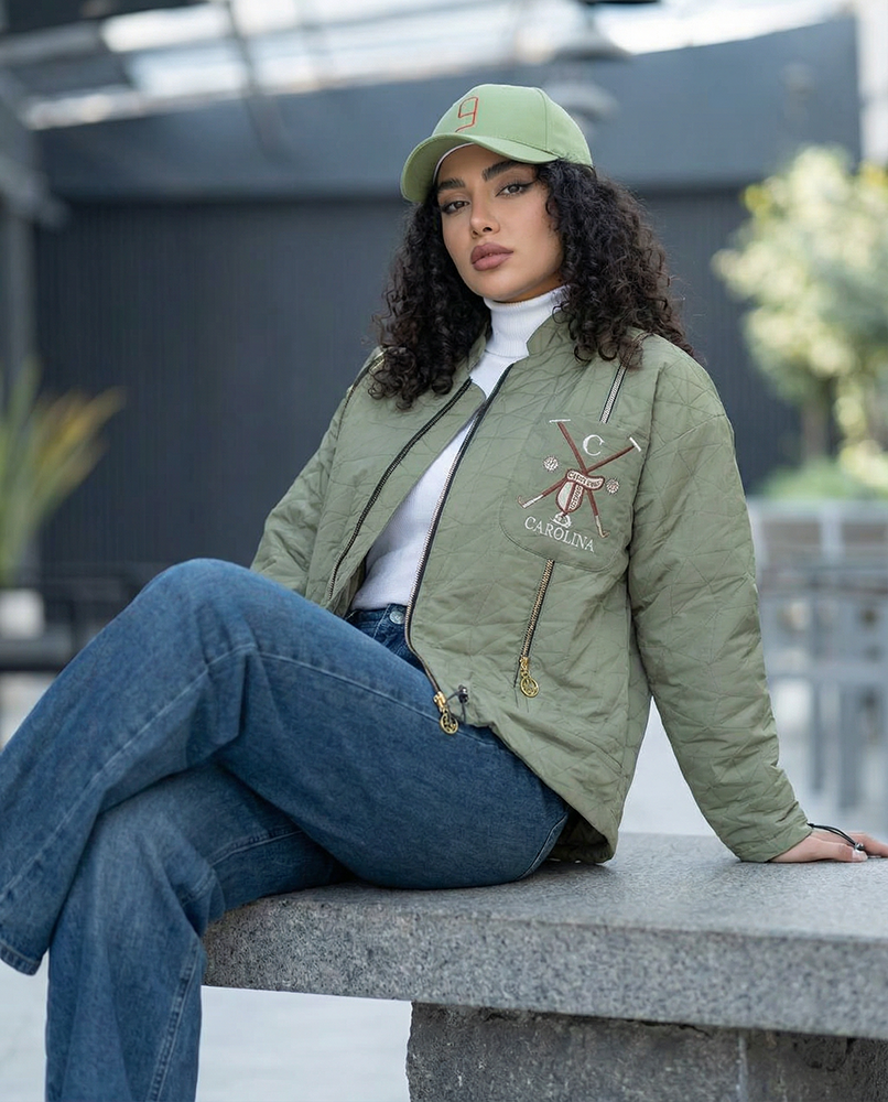 بامبر جکت زنانه مدل آوید