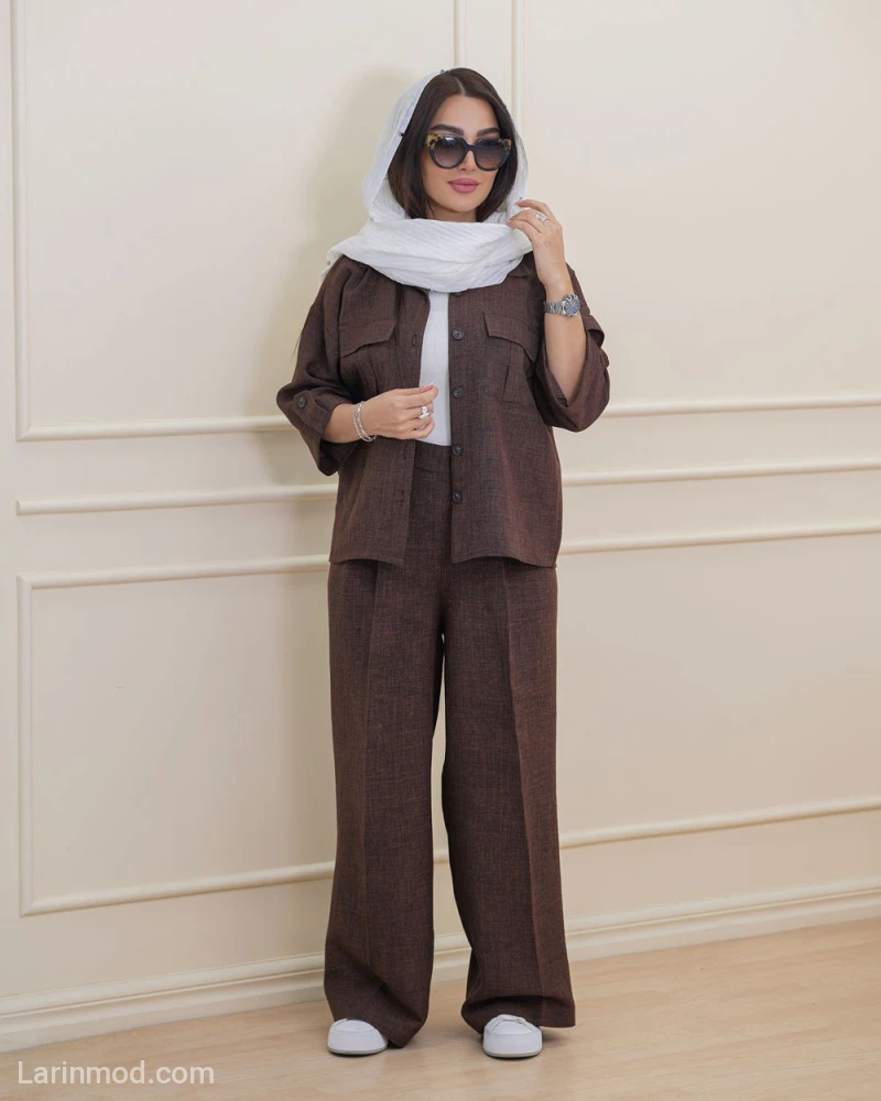 ست شومیز و شلوار زنانه مدل یاسمن