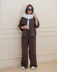 ست شومیز و شلوار زنانه مدل یاسمن